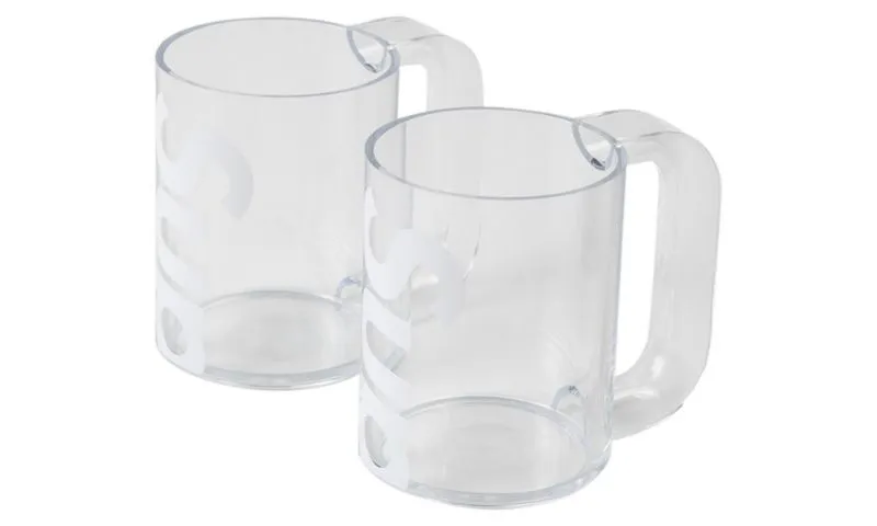 Supreme Heller Mug Clear Set of 2