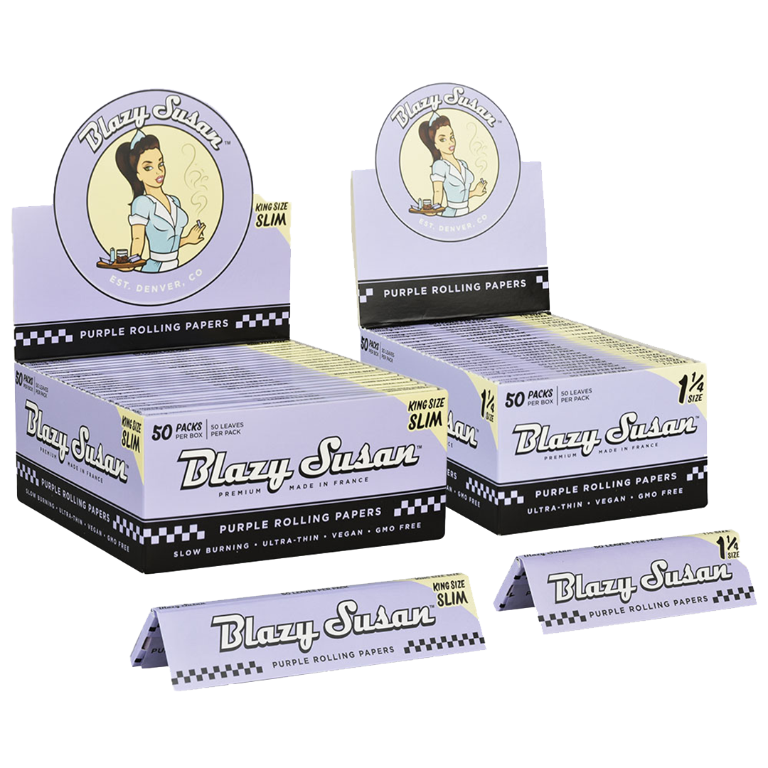 Blazy Susan Purple Rolling Papers