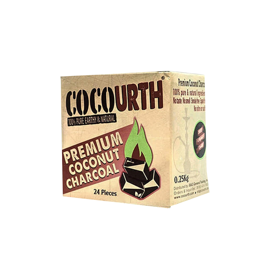 Cocourth Premiun Coconut Charcoal 24Pcs