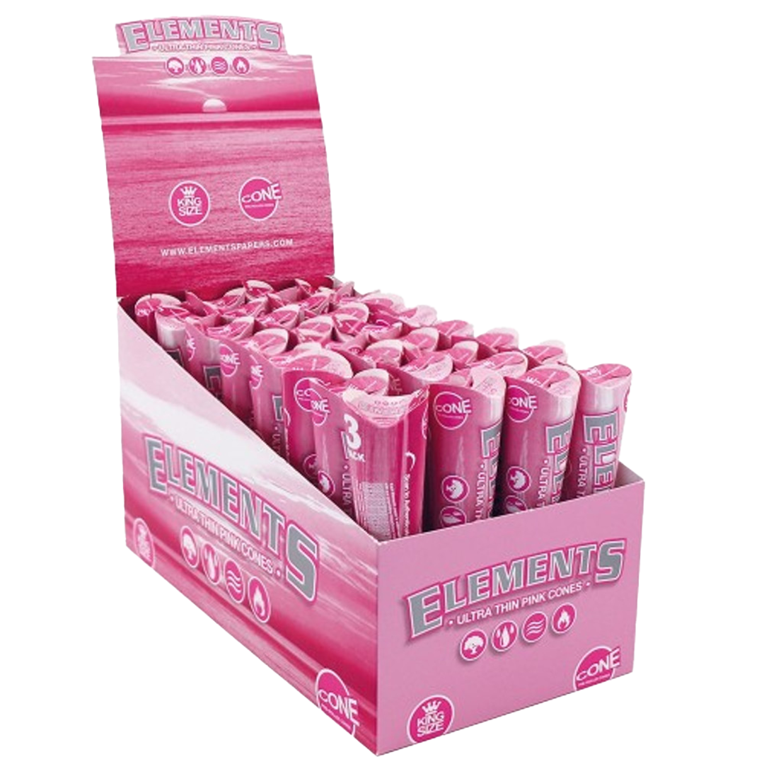 Elements Pink Pre-Rolled Cones