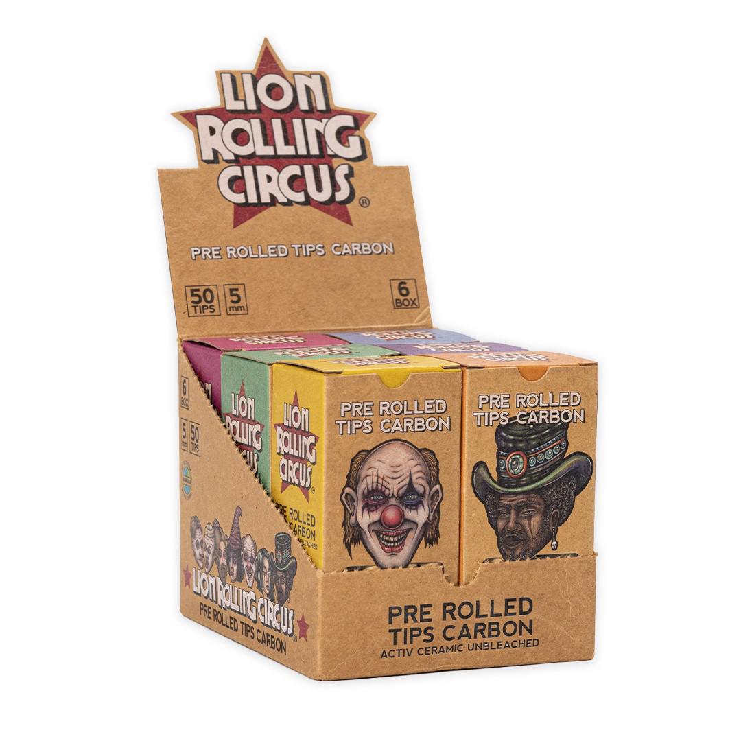 Lion Rolling Circus Pre-Rolled Carbon Activated Tips