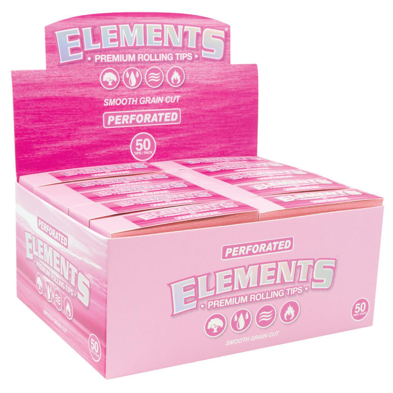 Elements Pink Perforated Premium Tips