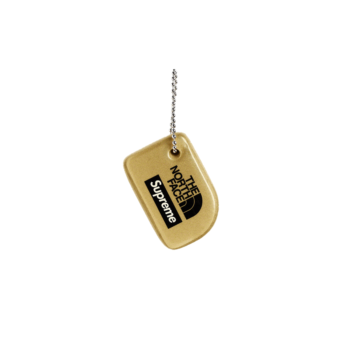 Supreme x The North Face Gold Keychain