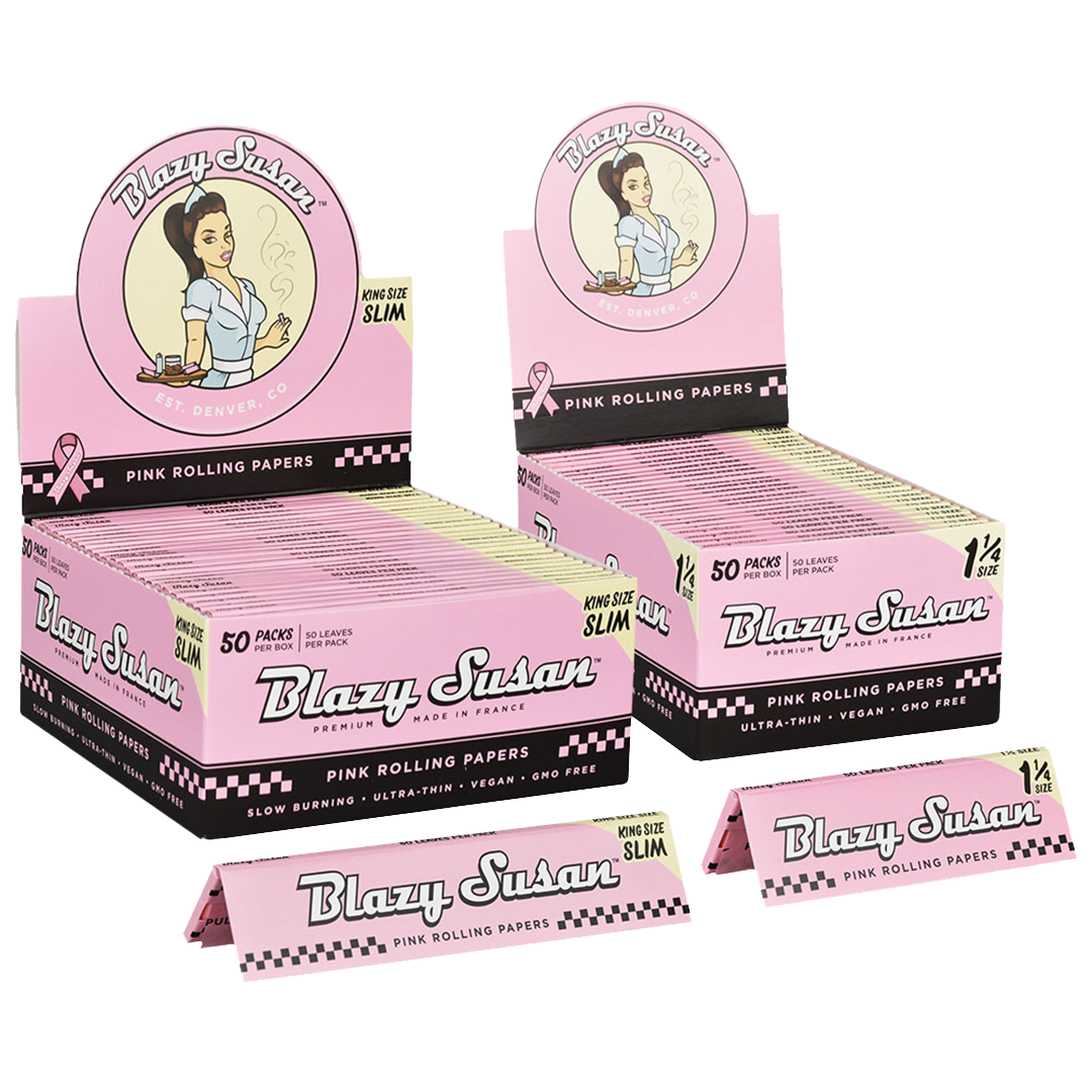 Blazy Susan Pink Rolling Papers