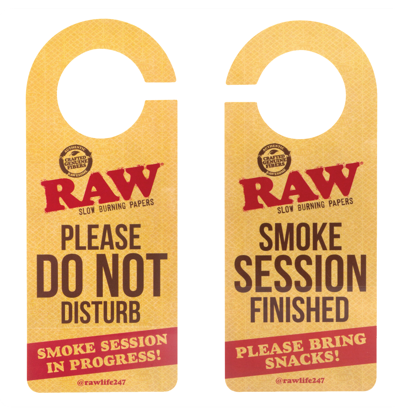 RAW Do Not Disturb Door Hanger Sign