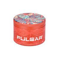 Pulsar Design Series Embellished Sides Metal Grinder 4-Piece 2.5"