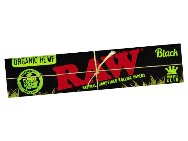 RAW Black Organic Hemp Rolling Papers