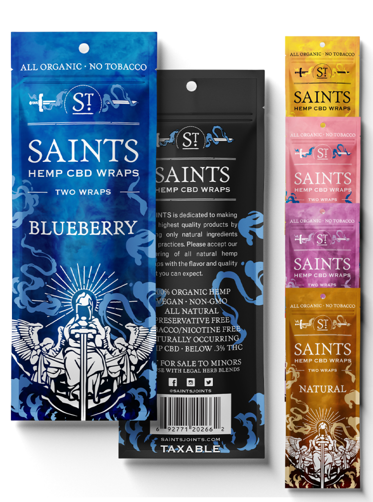 Saints Hemp Wraps