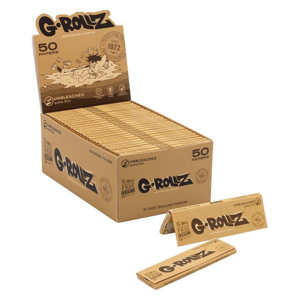 G-Rollz Unbleached Extra Thin Rolling Papers