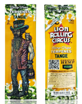 Lion Rolling Circus Hemp Wraps Terpenes