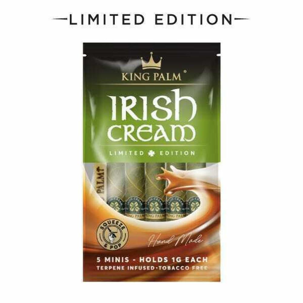 King Palm Leaf Rolls Irish Cream Limited Edition 5 Pack