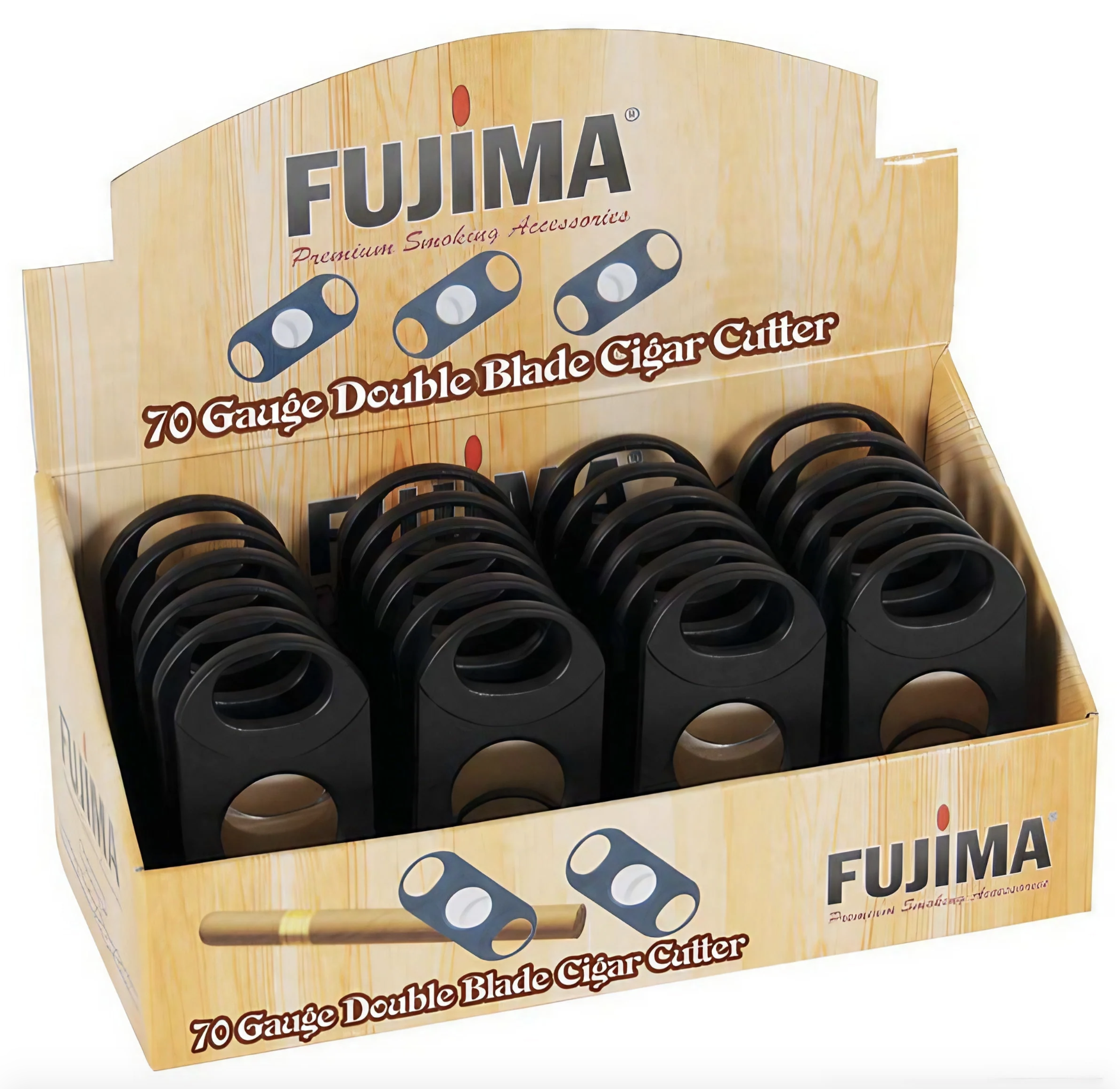 Fujima 70 Gauge Double Blade Cigar Cutter