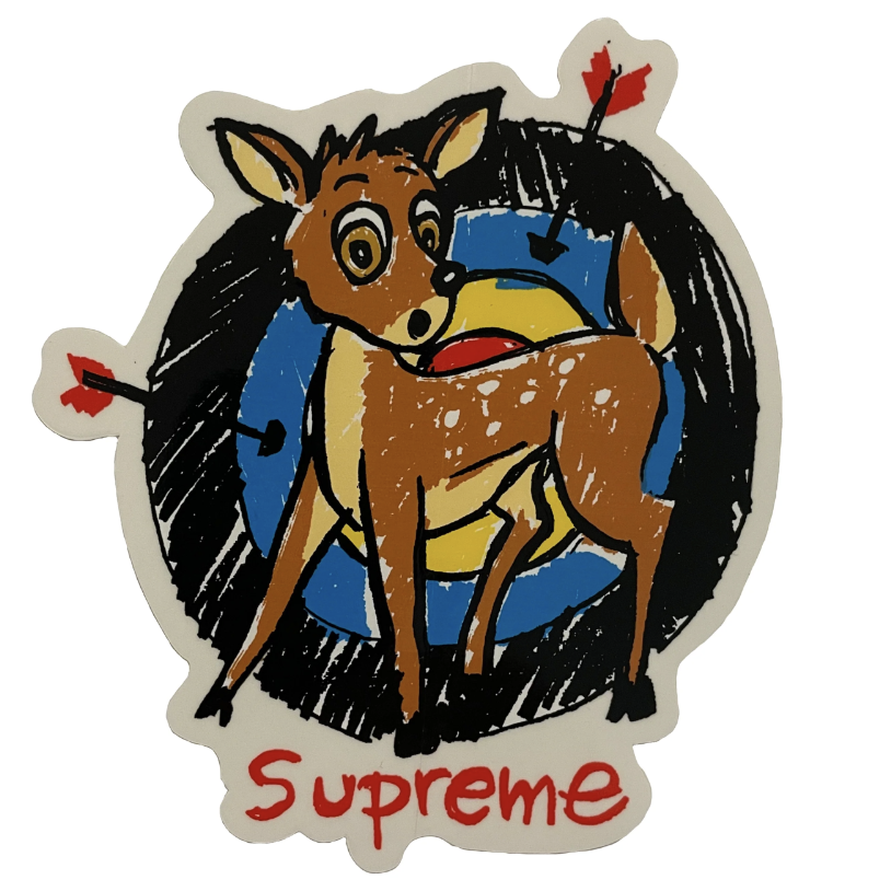 Supreme Deer Sticker