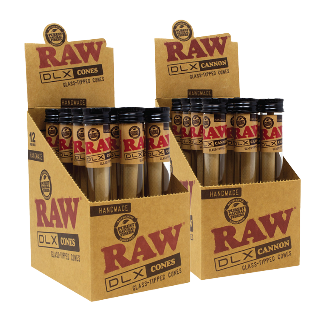 Raw Classic DLX Glass-Tipped Cones