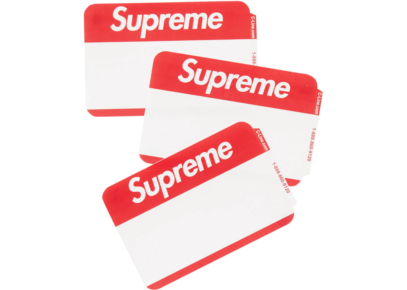 Supreme Sticker Permanent 100 Pack