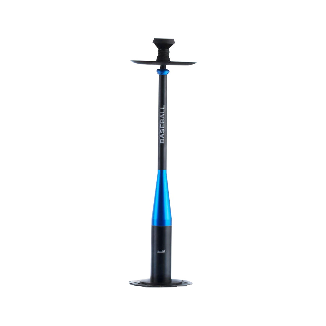 Baseball Bat Shape Stainless Steel Hookah Kit 30" Blue