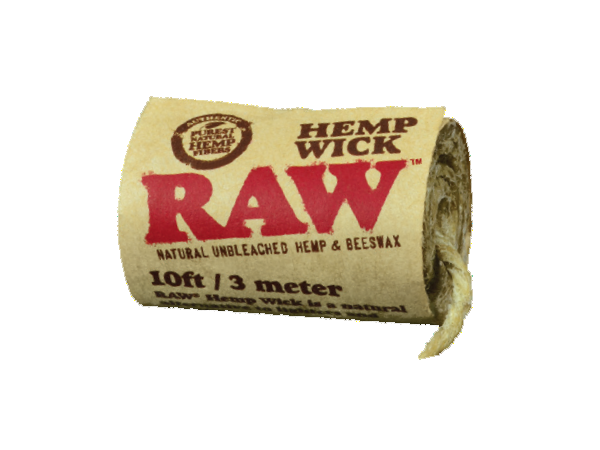 RAW Hemp Wick 10Ff Roll