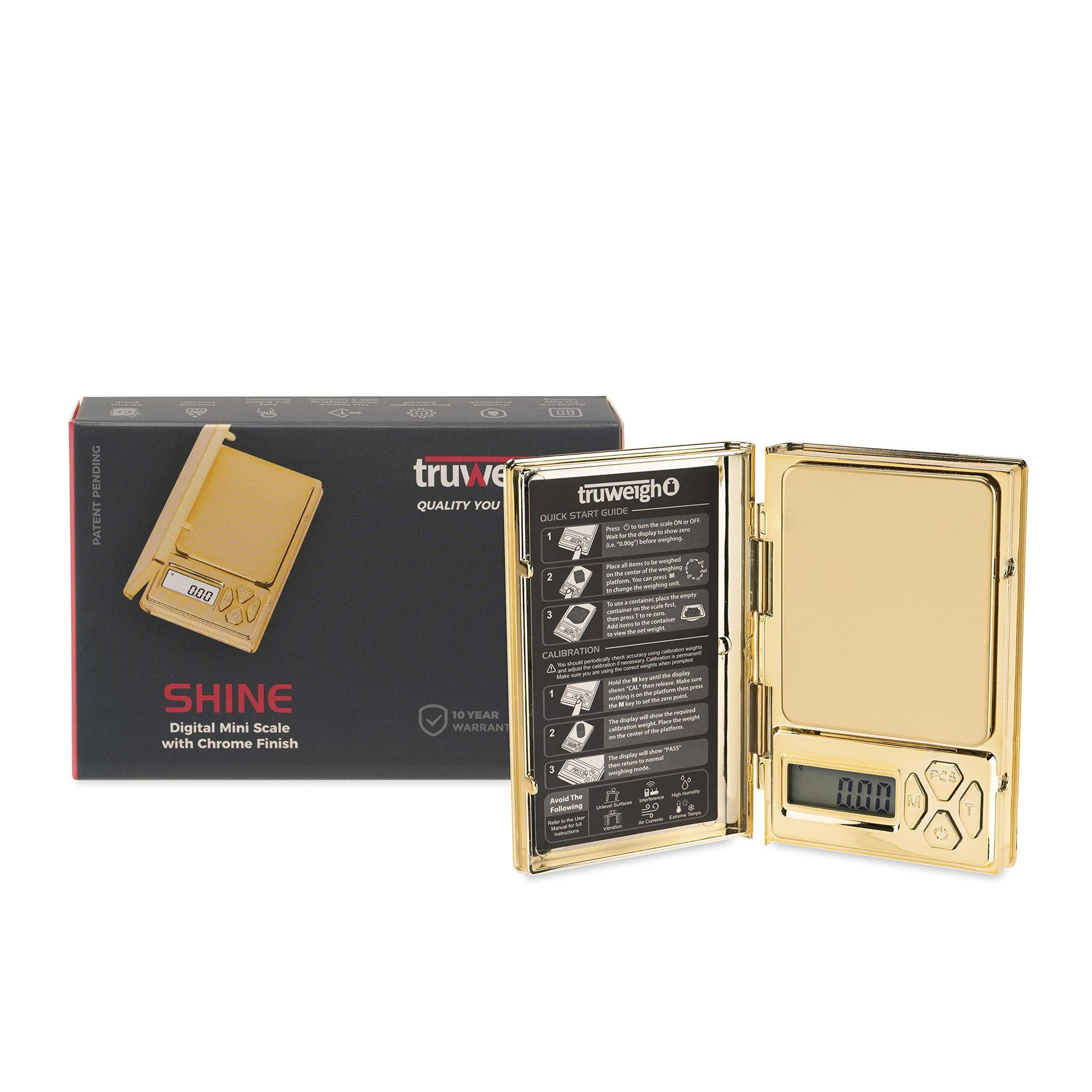 Trueweigh Shine Digital Mini Scale Gold