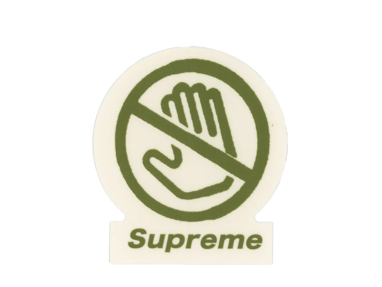 Supreme Warning Sticker