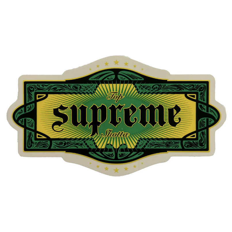 Supreme Top Shotta Sticker