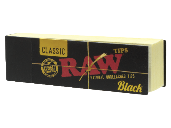 RAW Black Classic Unrefined Tips