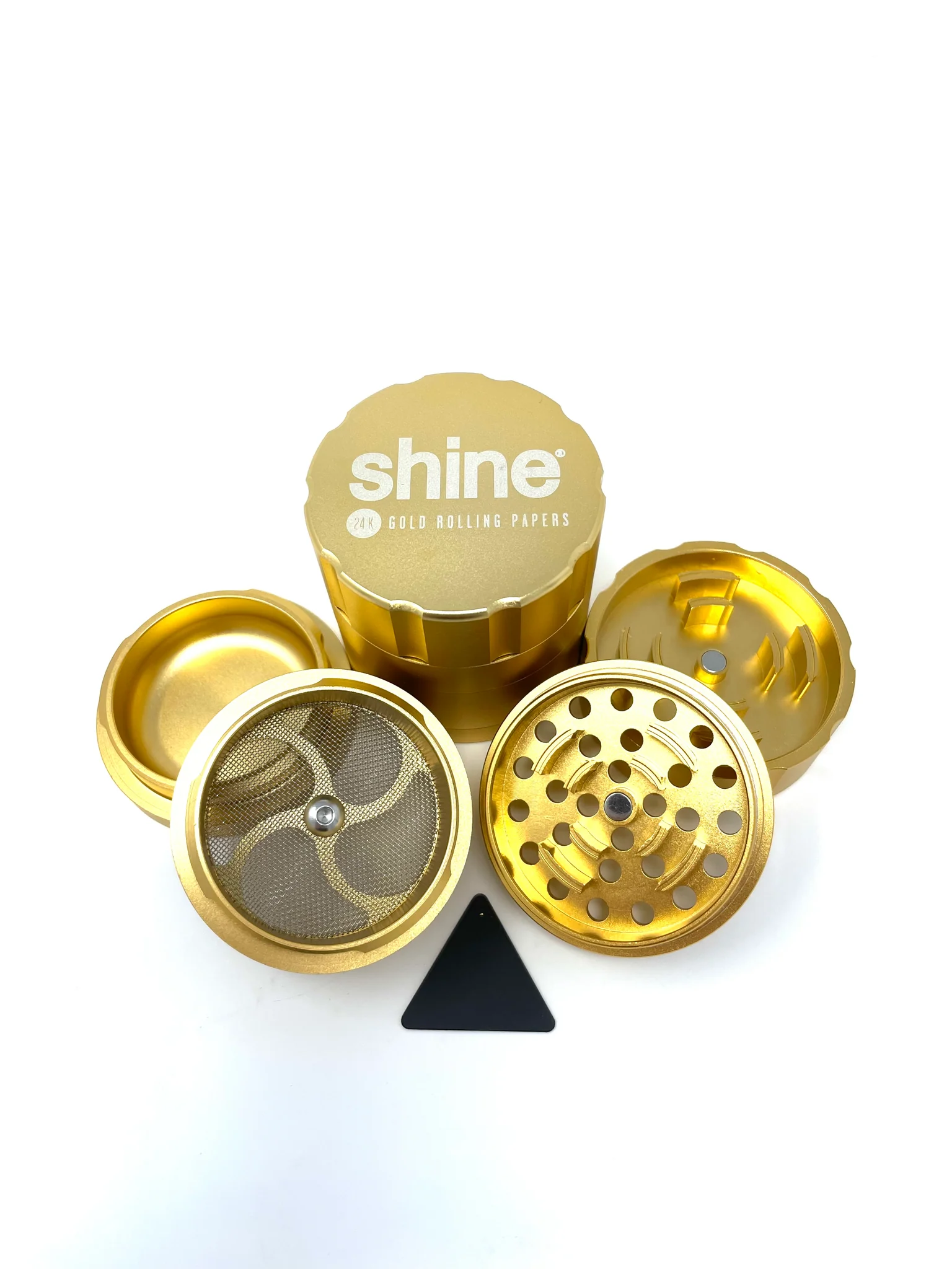 Shine Gold Bold Grinder 4 Piece